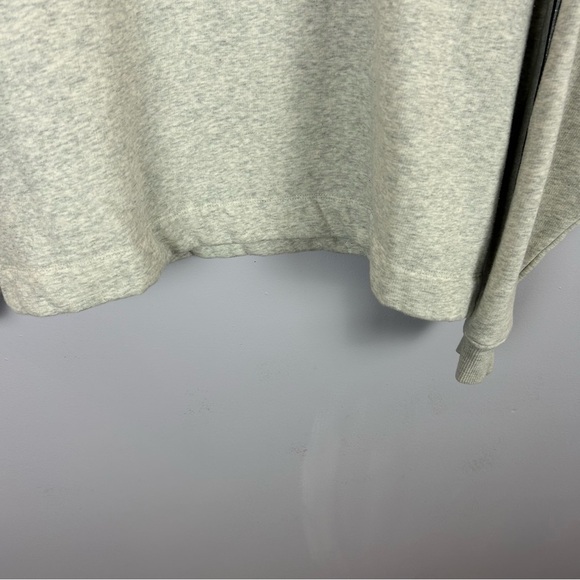 Maeve by Anthropologie Ming Gray Sweatshirt with Striped Accents Size XL - Picture 6 of 9